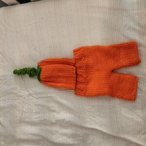Newborn Crochet Pumpkin hat and beanie hat